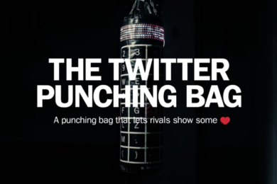 Experiential Marketing – Twitter Punching Bag